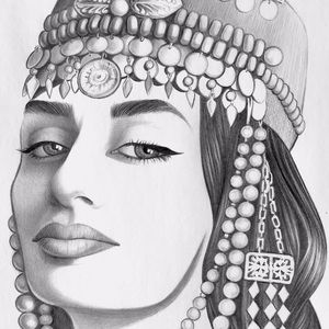 Proud Tribal Woman Art Print